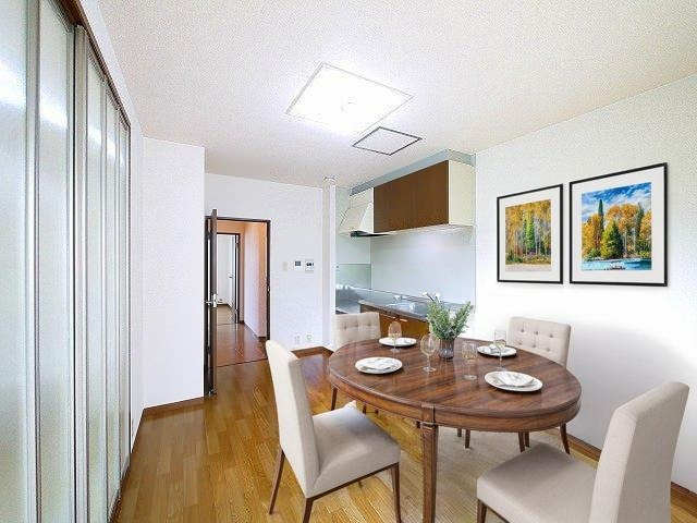 ユーエムアイリスコートの居間・リビング|CGで家具等を配置したもので家具等は含まれません