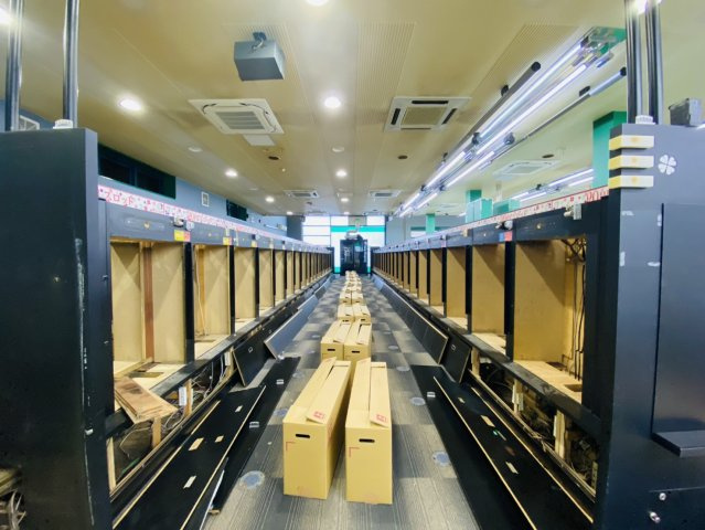 岐阜県中津川市福岡　パチンコ店跡のその他|スロットコーナー部分