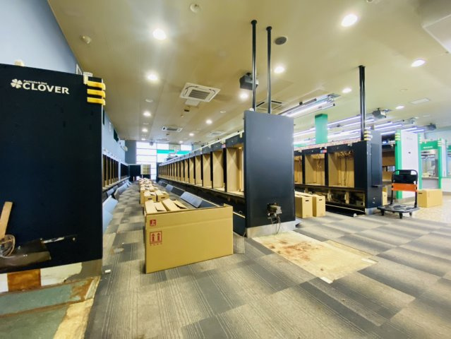 岐阜県中津川市福岡　パチンコ店跡のその他|スロットコーナー部分
