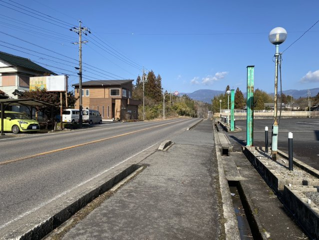 岐阜県中津川市福岡　パチンコ店跡の周辺|建物西側 国道