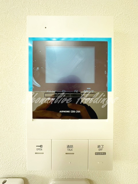 ベイルーム横須賀中央Ⅱのセキュリティ|モニタ付インターホンで安心♪