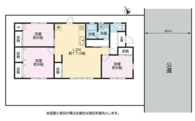 【区画図】 | 深谷市上柴町西4丁目　中古戸建