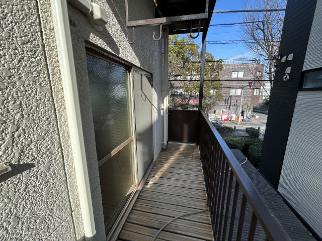 ハイツコクボのバルコニー