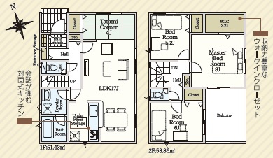 知立市逢妻町第6　新築分譲住宅　全2棟　1号棟