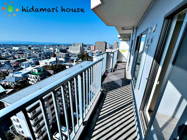 　ソフィア上尾A棟のバルコニー