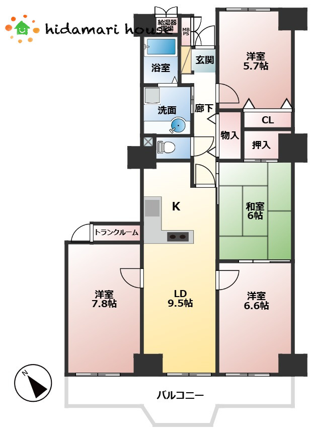 　ソフィア上尾A棟の間取り