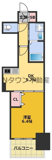 【間取り】 | エステムプラザ名古屋駅前プライムタワー | 間取りです。