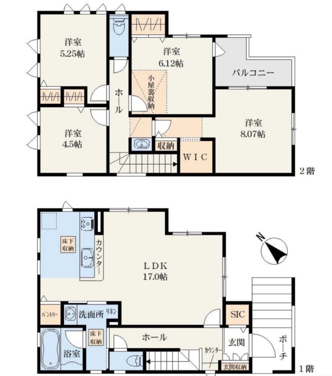 横浜市港南区笹下6丁目 新築戸建て【仲介手数料無料】カースペース2台