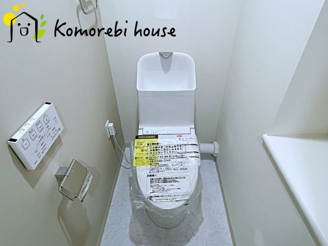 パークタウン若宮　11号棟のトイレ|落ち着いた色調のトイレです