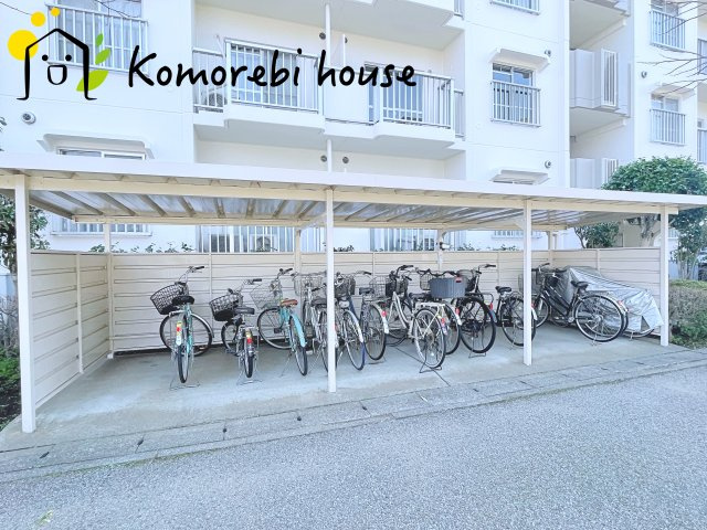 パークタウン若宮　11号棟の駐輪場|駐輪場です