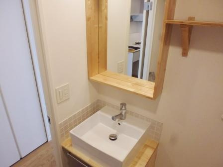 千石柳澤マンションの洗面所