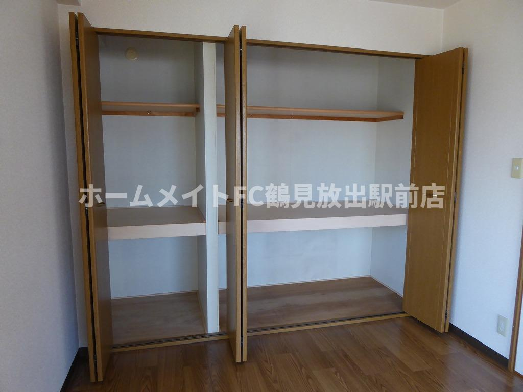 大阪市城東区新喜多東２丁目の賃貸マンションの収納
