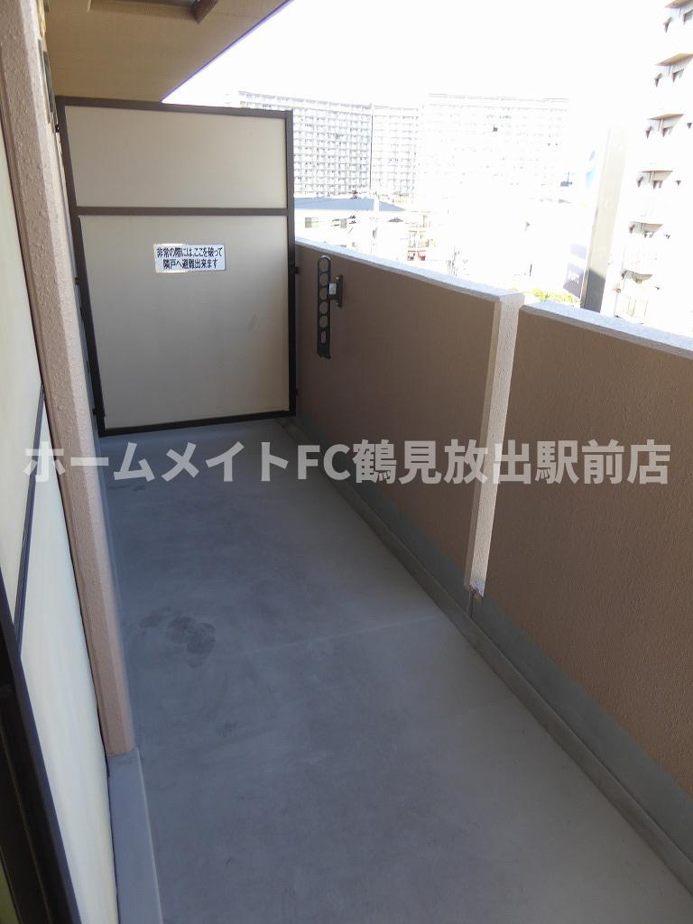 大阪市城東区新喜多東２丁目の賃貸マンションのバルコニー