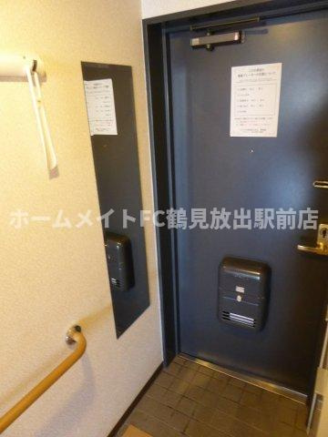 大阪市城東区新喜多東２丁目の賃貸マンションの玄関