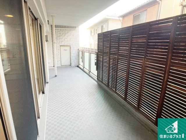 レピア垂水五色山のバルコニー|ワイドバルコニーは洗濯物を干すスペースが広いのでご家族が多くても安心！