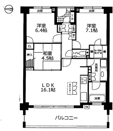 レピア垂水五色山の間取り
