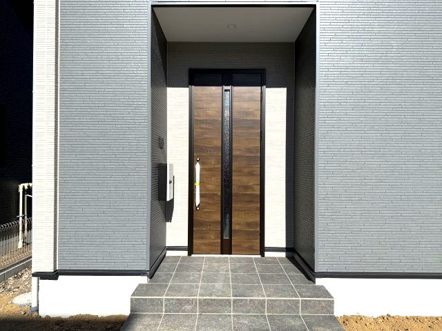 アーバンスタイル前橋市北代田町1期　3号棟の玄関|高級感のある玄関です。