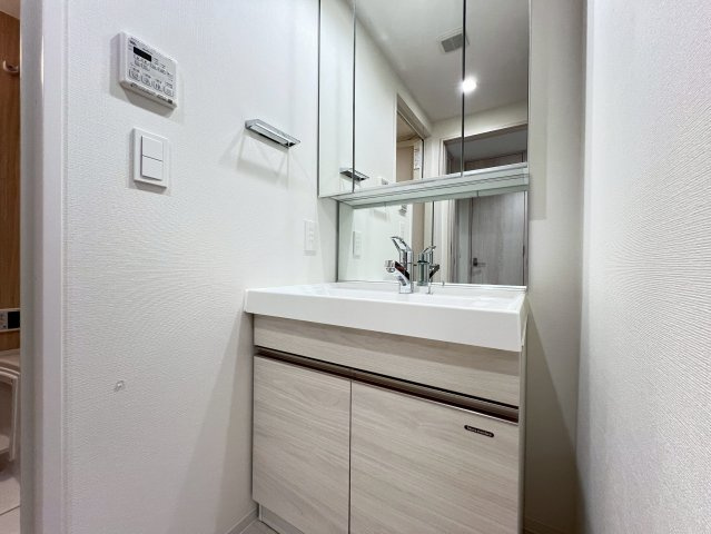 コンフォリア・リヴ北浜高麗橋の独立洗面台