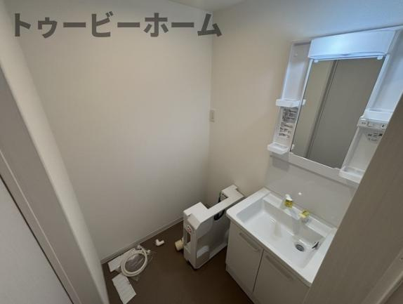(仮称)ジーメゾン所沢美原町の洗面所|ゆったりとスペースのある洗面所