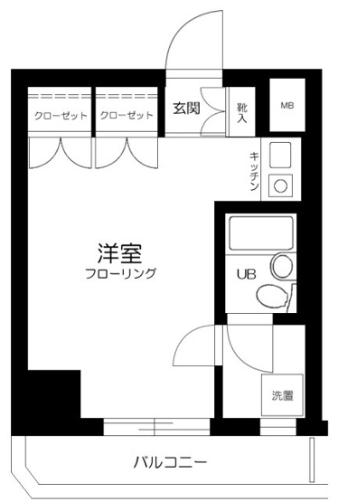 【間取り】 | マートルコート中目黒第２