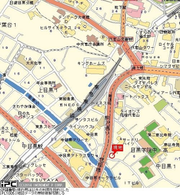 【地図】 | マートルコート中目黒第２