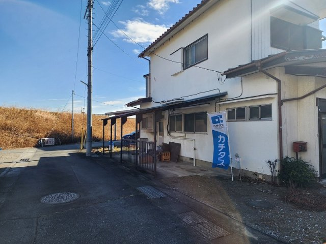 高崎市下豊岡町　売地の前面道路含む現地写真