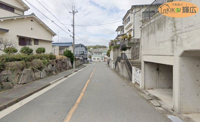 明石市大久保町山手台1丁目（全2区）A号地　土地の前面道路含む現地写真