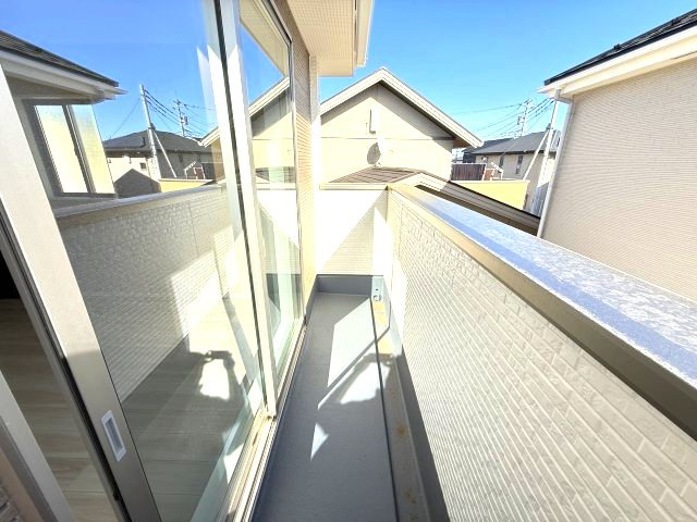 アーバンスタイル前橋市北代田町1期　1号棟のバルコニー|南面バルコニーで陽当たり良好です☆