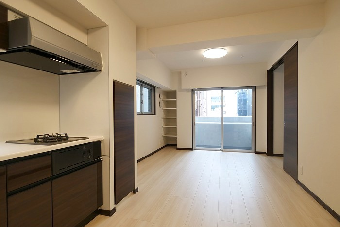 GENOVIA 東神田 green veilの居間・リビング