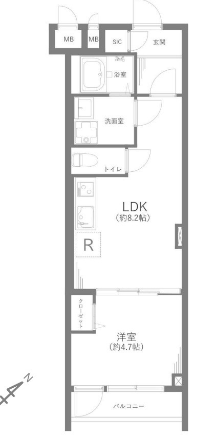 ウィスタリア元麻布の間取り