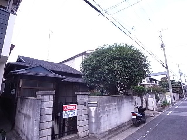 清水通貸家のバルコニー