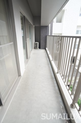 熊本市中央区新町３丁目の賃貸マンションのバルコニー