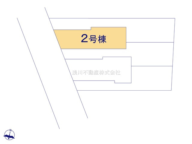 八王子市　北野町　新築一戸建て　６期の区画図|～全5棟の新しいコミュニティーが誕生～
