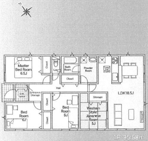 【間取り】 | CRADLE GARDEN 加須市馬内第3　新築戸建　全4棟　4号棟