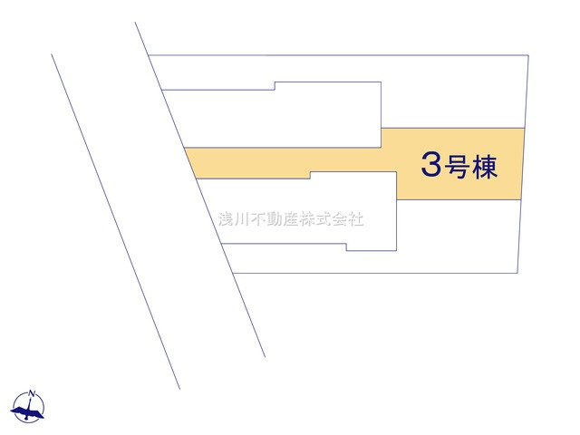 八王子市　北野町　新築一戸建て　６期の区画図|～全5棟の新しいコミュニティーが誕生～