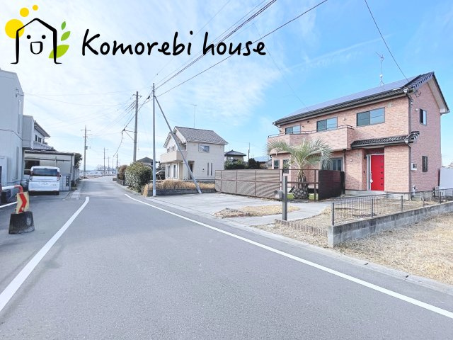 鴻巣市大芦　中古戸建の前面道路含む現地写真|前面道路含む現地写真です