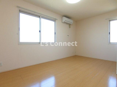 【その他】 | シャルマン古川Ａ | ７．５帖の洋室にもエアコン付きです。