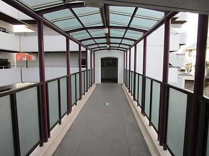 牛田東パークマンションのバルコニー