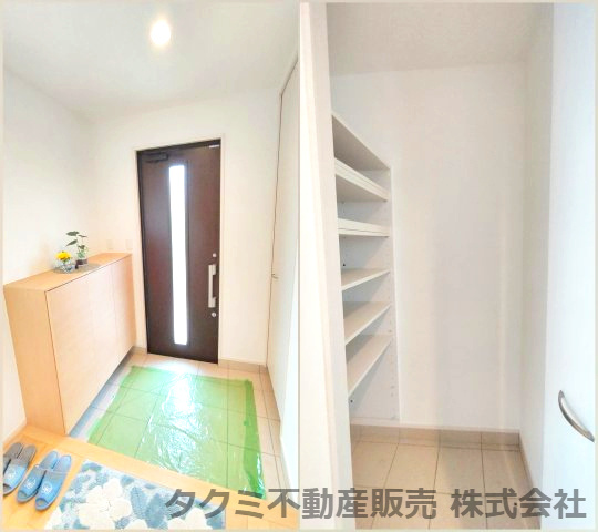 神戸市垂水区舞多聞西　中古一戸建の玄関