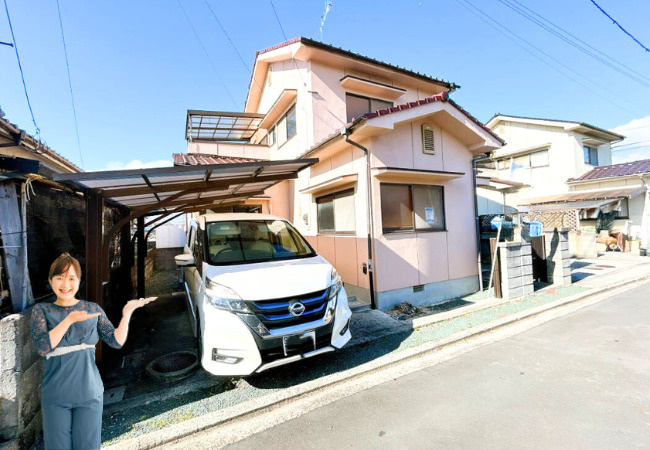 松山市中西外中古戸建の外観|外はこのようになっています