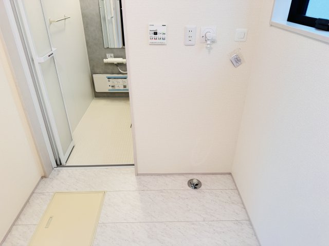 柏市南増尾４丁目新築戸建のランドリースペース|洗濯機置き場