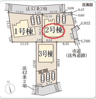 【区画図】 | リーブルガーデン奈良西大寺新池町２期 | 区画図