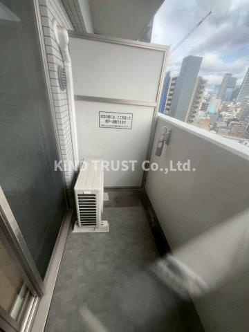 アドバンス西梅田グルーブのバルコニー|広々としたバルコニーです