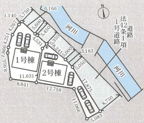 【仲介手数料無料/春日井市】春日井市坂下町第4　クレイドルガーデンの区画図