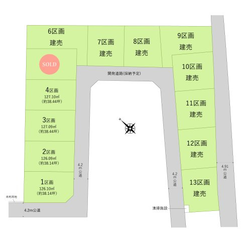 川越市中台２丁目の売地