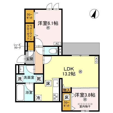【間取り】 | クラシスト苅田WEST