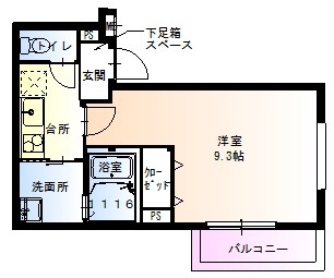 フジパレス杉本町駅西Ⅱ番館の間取り
