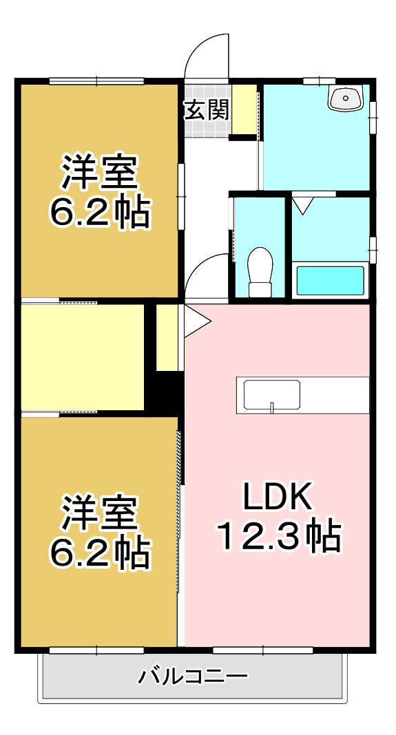 クレアールライフ宮若B棟