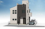 【仲介手数料無料】所沢市向陽町全１棟　新築住宅なら西武ハウジングの外観パース