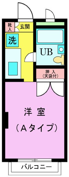 ☆１R間取り図☆